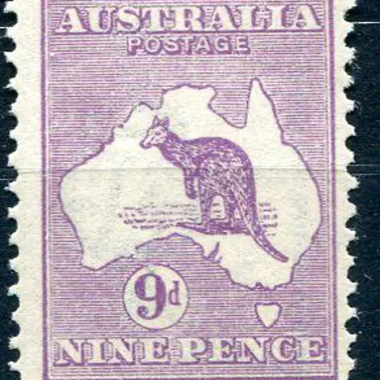 1915/28 3rd Watermark 9d pale violet Die IIB with ...