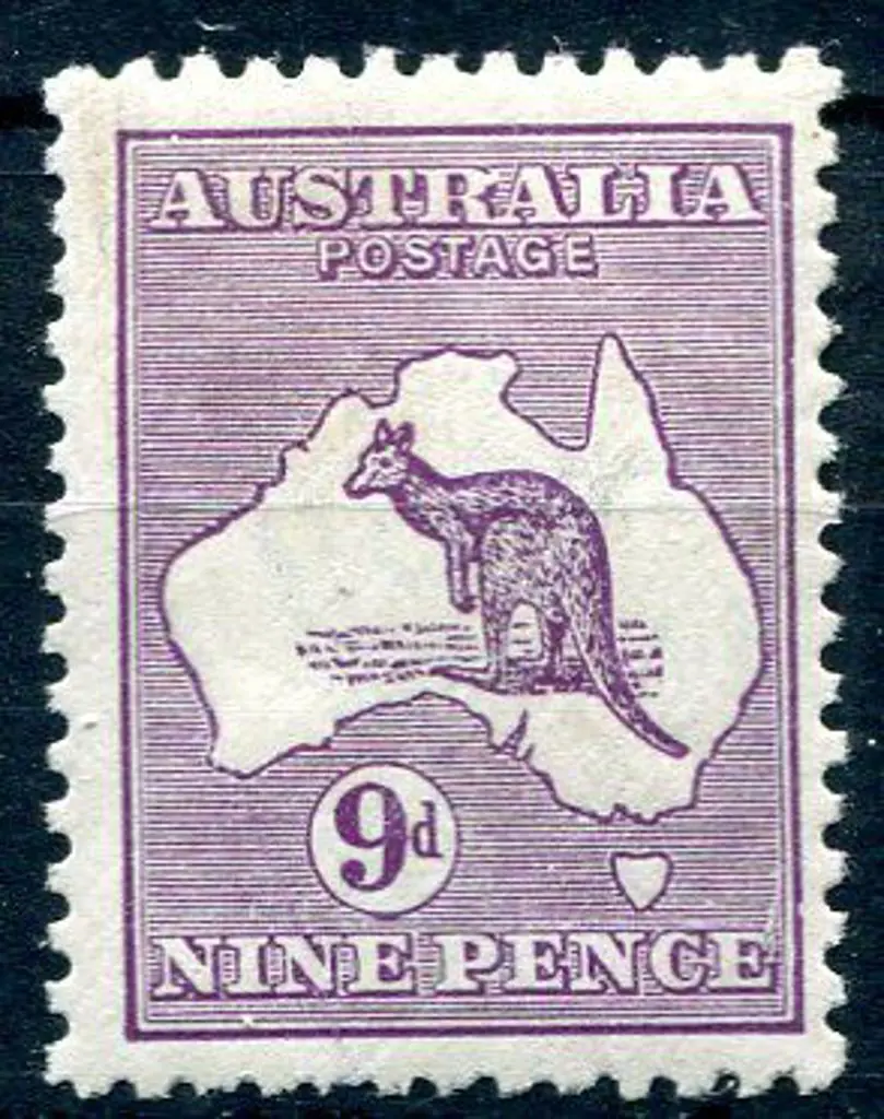1915/28 3rd Watermark 9d violet Die IIB with ... Image 1++