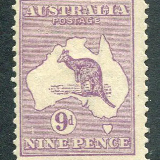 1915/28 3rd Watermark 9d violet, Die IIB, plate 4 ...