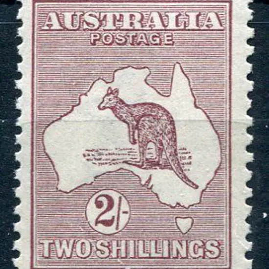1915/28 3rd Watermark 2/- maroon with "white dog ...