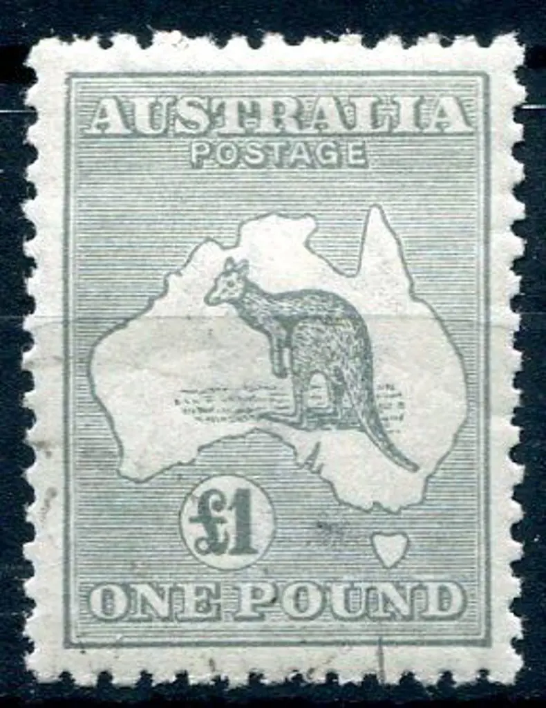 1915/28 3rd Watermark £1 grey. CTO & well centred. ... Image 1++