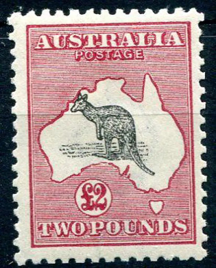 1915/28 3rd Watermark £2 grey-black & crimson with ... Image 1++