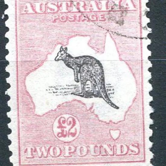 1915/28 3rd Watermark £2 purple-black & rose, CTO ...