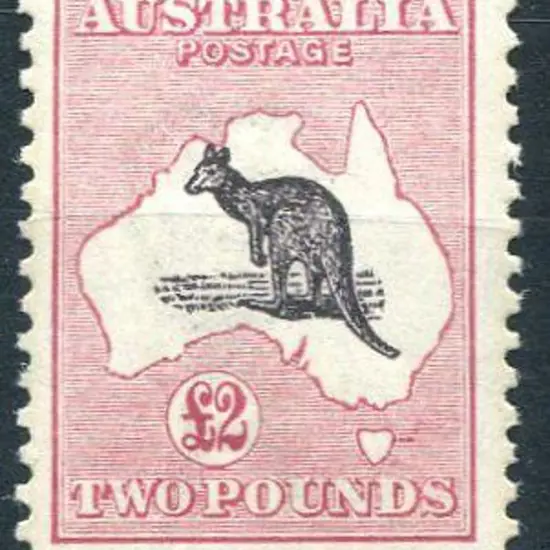 1915/28 3rd Watermark £2 purple black & rose. MUH, ...