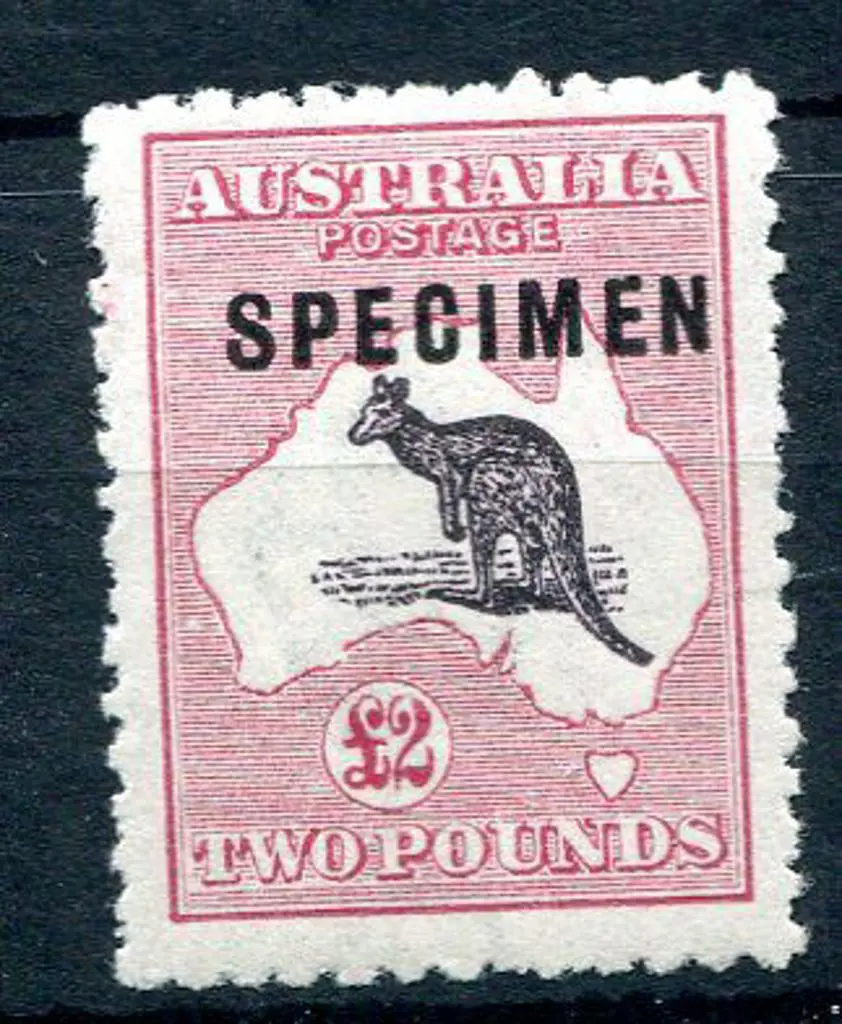1915/28 3rd Watermark £2 purple-black & rose, Die ... Image 1++