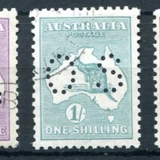 1929/30 Small Multiple Watermark 6d to 5/- ...