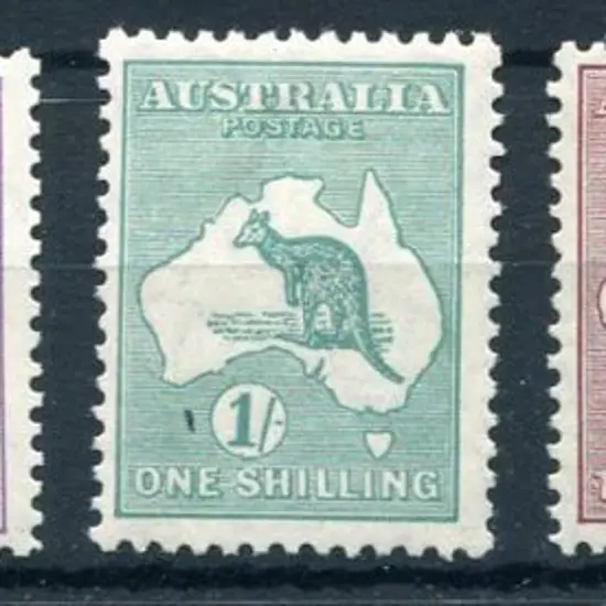 1929/30 Small Multiple Watermark 6d to 5/- grey & ...