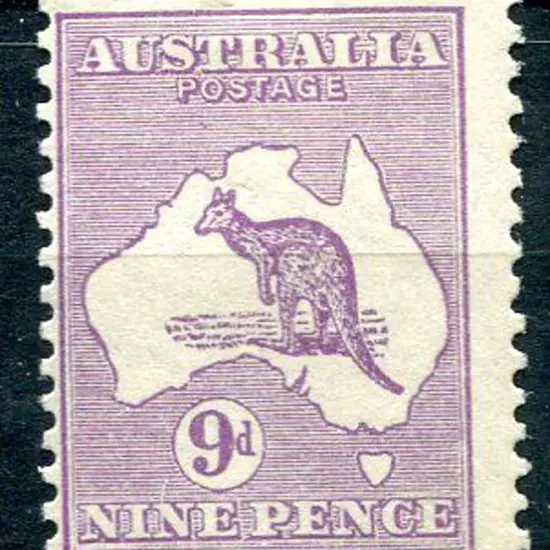 1929/30 Small Multiple Watermark 9d pale violet ...