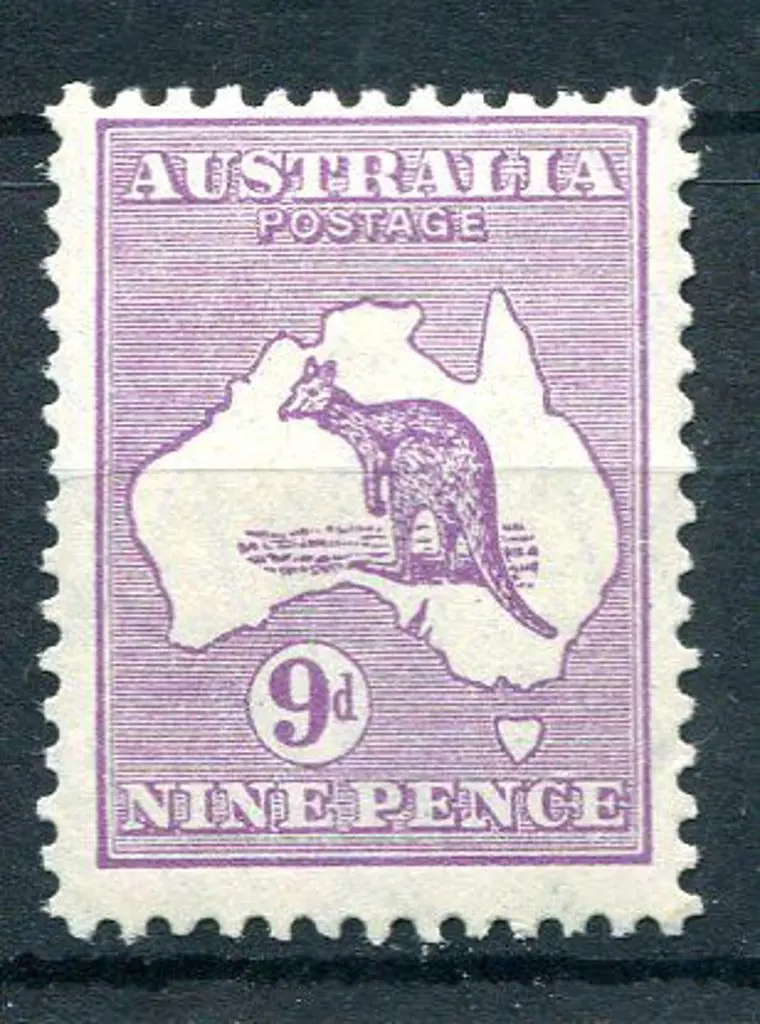 1929/30 Small Multiple Watermark 9d violet with ... Image 1++