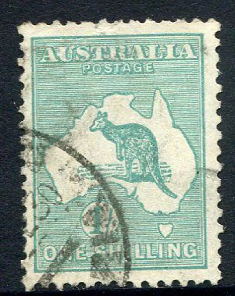 1929/30 Small Multiple Watermark 1/- deep blue ... Image 1++