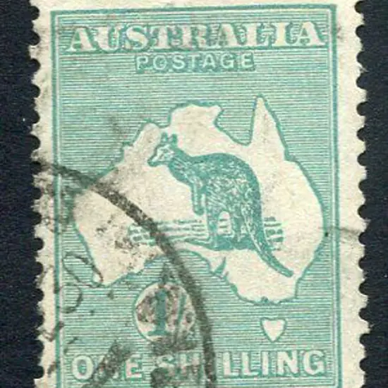 1929/30 Small Multiple Watermark 1/- deep blue ...