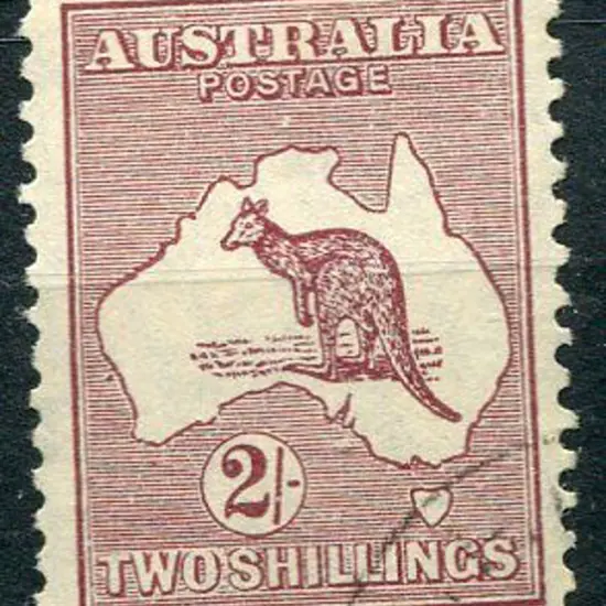 1929/30 Small Multiple Watermark 2/- maroon with ...