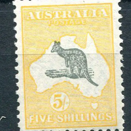 1929/30 Small Multiple Watermark 5/- grey & ...