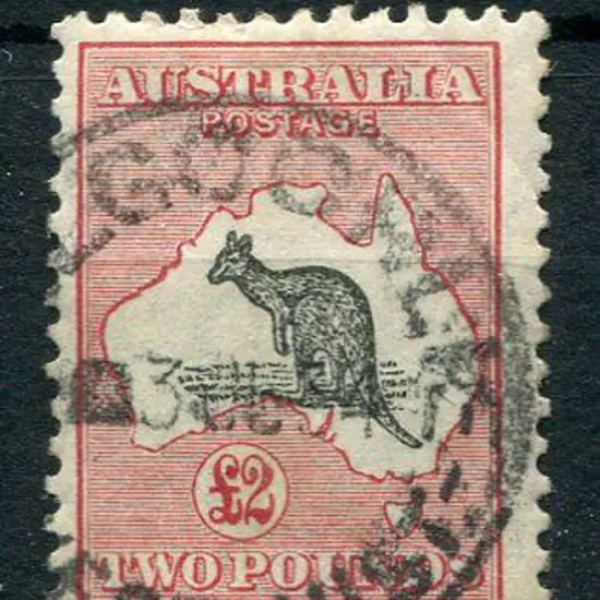 1929/30 Small Multiple Watermark £2 grey & ...
