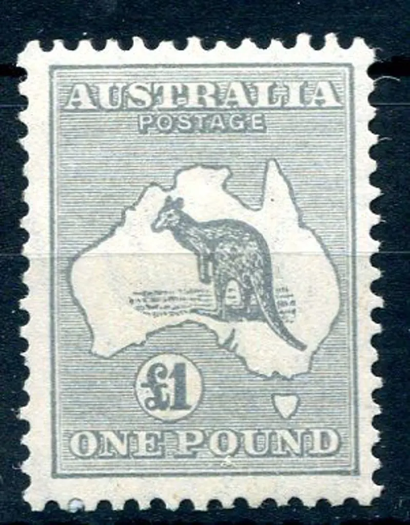 1931-47 CofA Watermark £1 grey. Fine & fresh MVLH ... Image 1++