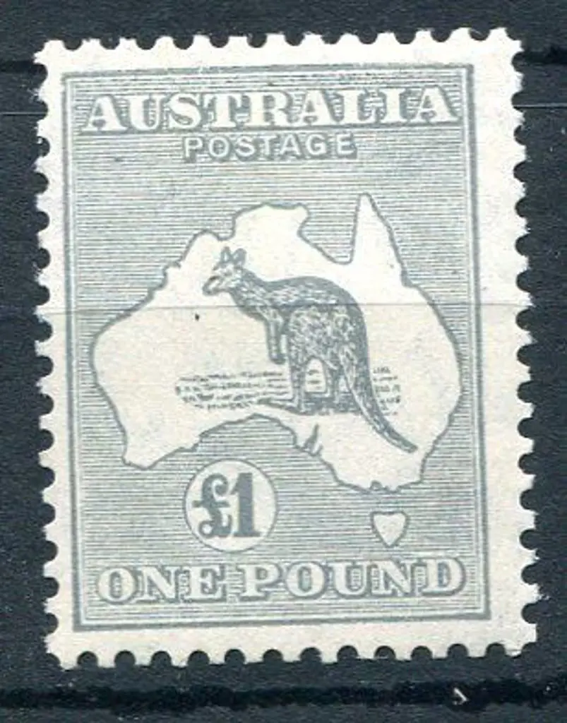 1931-47 CofA Watermark £1 grey, Die IIB. MUH, ... Image 1++