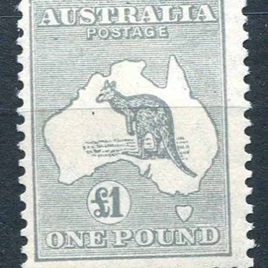 1931-47 CofA Watermark £1 grey, Die IIB. MUH, ...