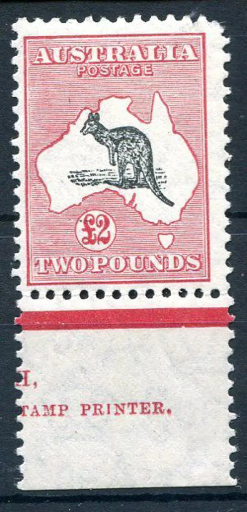 1931-47 CofA Watermark £2 grey & rose-crimson with ... Image 1++