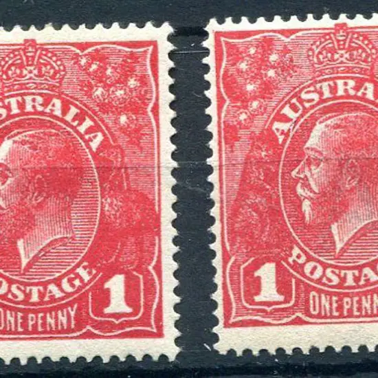 1914-20 Single Watermark 1916 rough paper ...