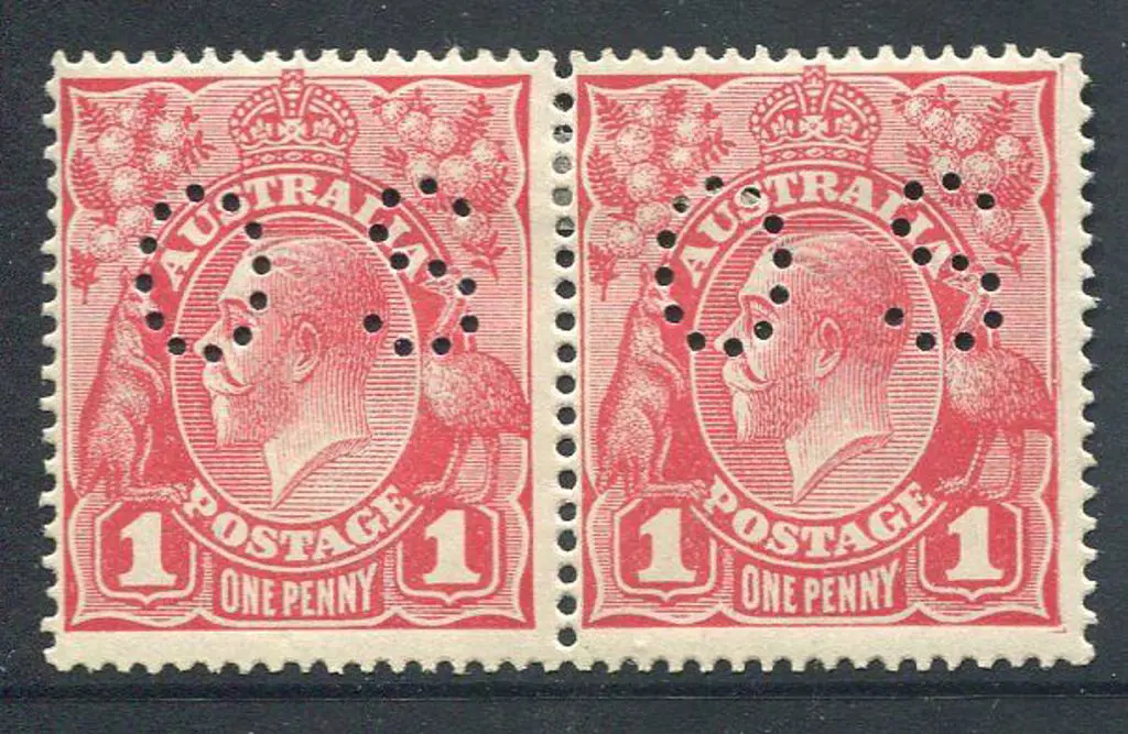 1914-20 Single Watermark 1d brownish rose (G23½) ... Image 1++