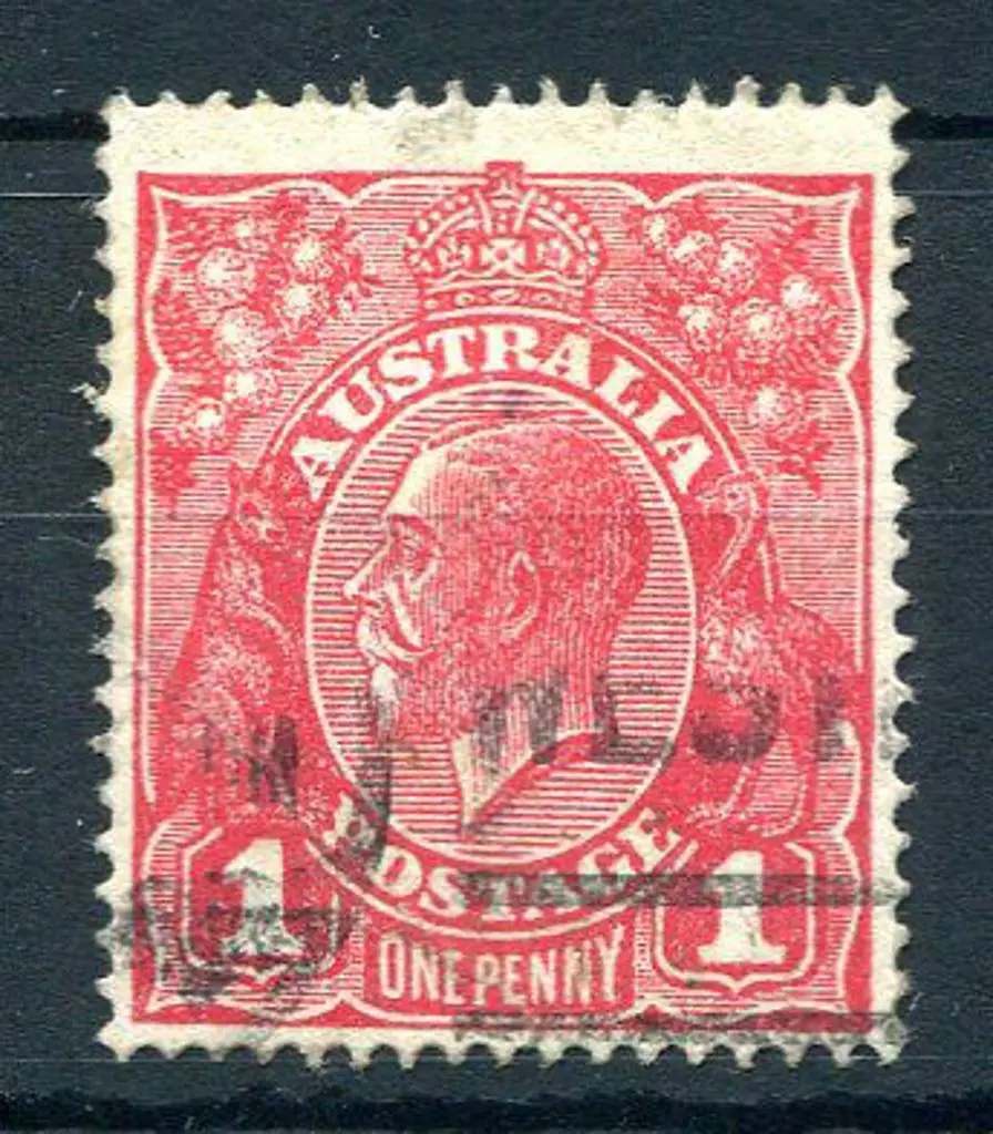 1914-20 Single Watermark 1d red, Die III, with ... Image 1++