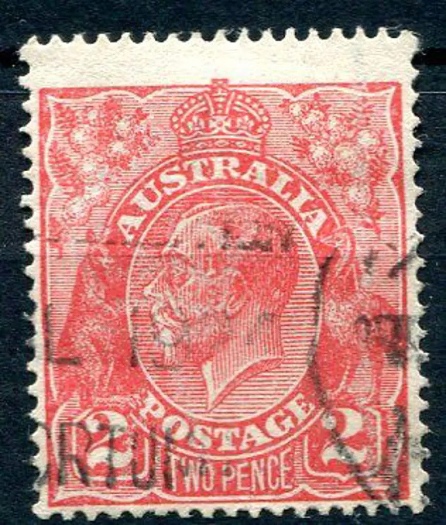 1914-20 Single Watermark 2d pale scarlet with ... Image 1++