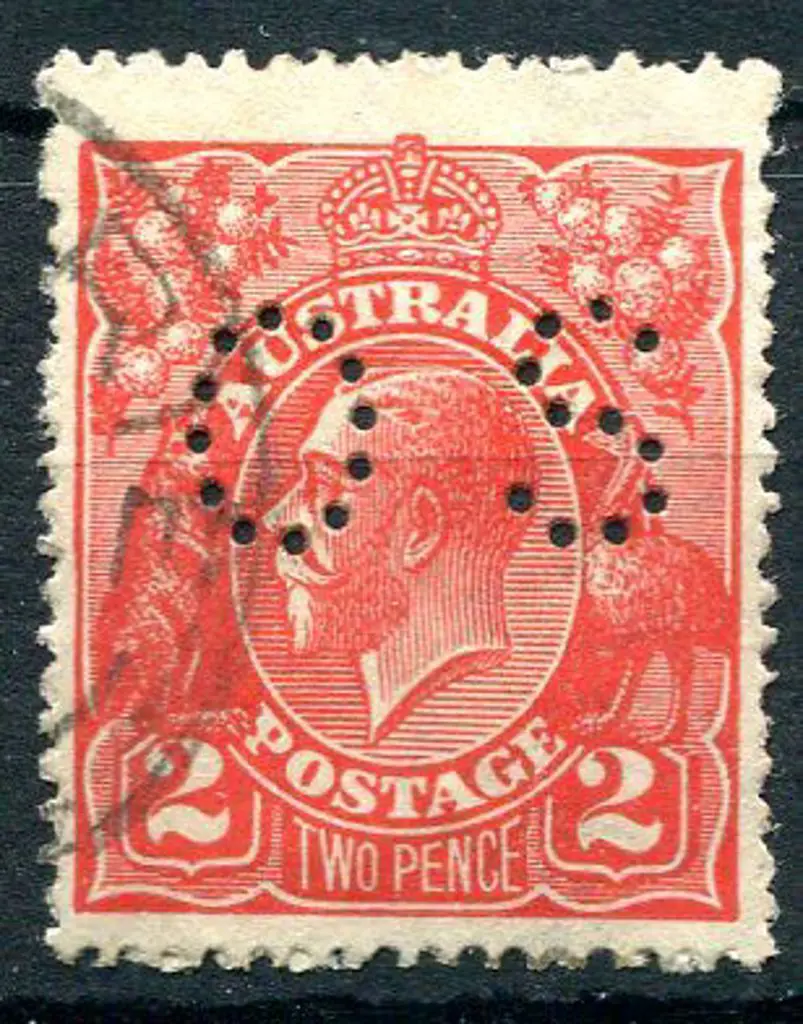 1914-20 Single Watermark 2d red, Die I with ... Image 1++