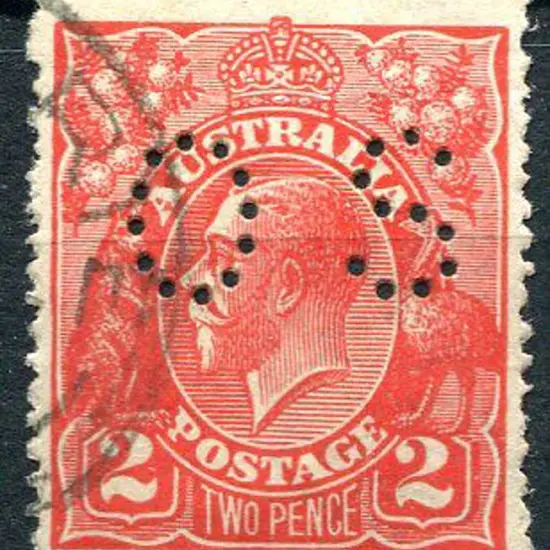1914-20 Single Watermark 2d red, Die I with ...