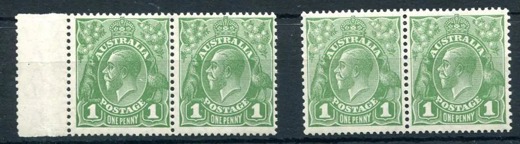1926-30 Small Multiple Watermark Perf. 13½x12½ 1d ... Image 1++