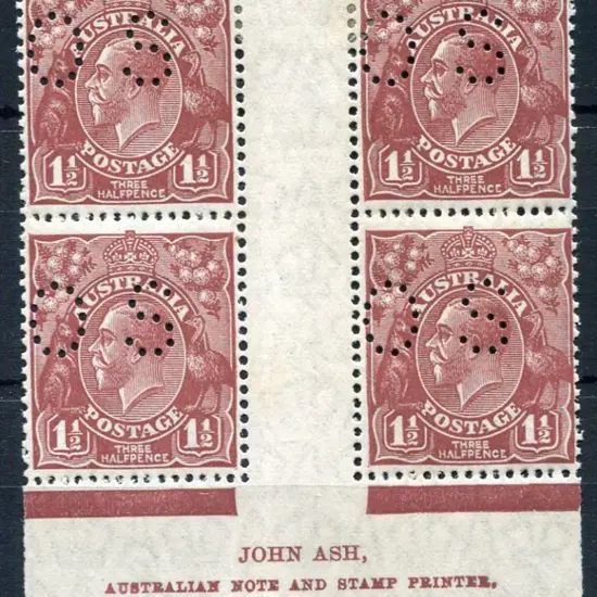 1926-30 Small Multiple Watermark Perf. 13½x12½ 1½d ...