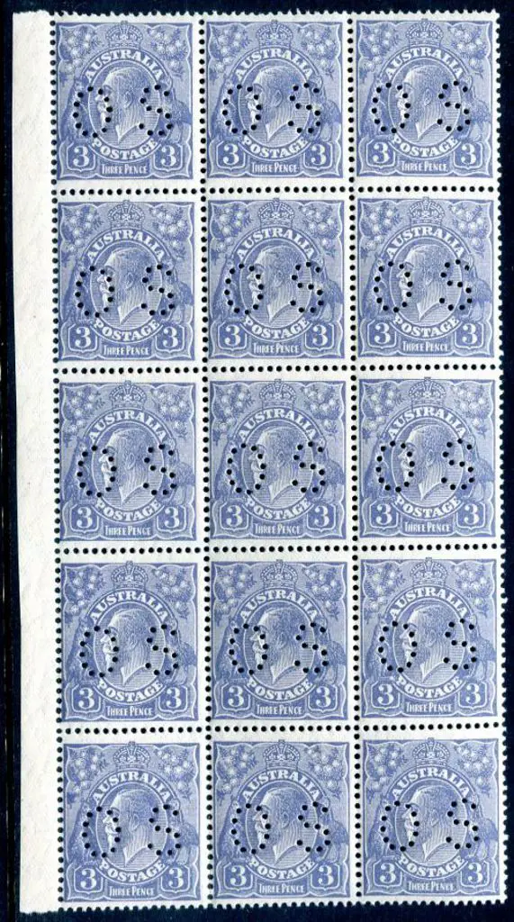 1926-30 Small Multiple Watermark Perf. 13½x12½ 3d ... Image 1++
