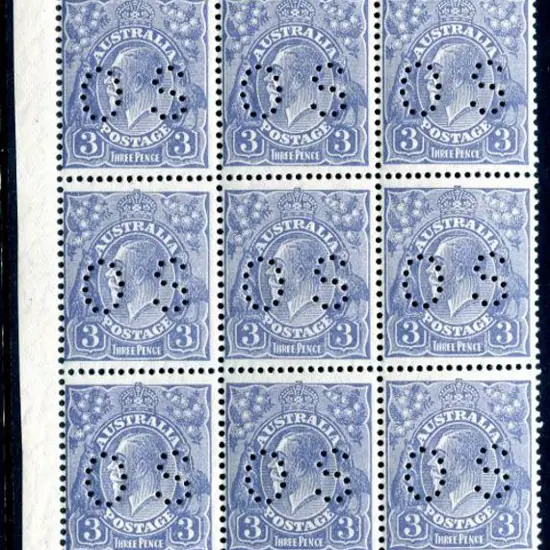 1926-30 Small Multiple Watermark Perf. 13½x12½ 3d ...