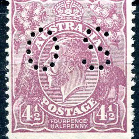 1926-30 Small Multiple Watermark Perf. 13½x12½ 4½d ...
