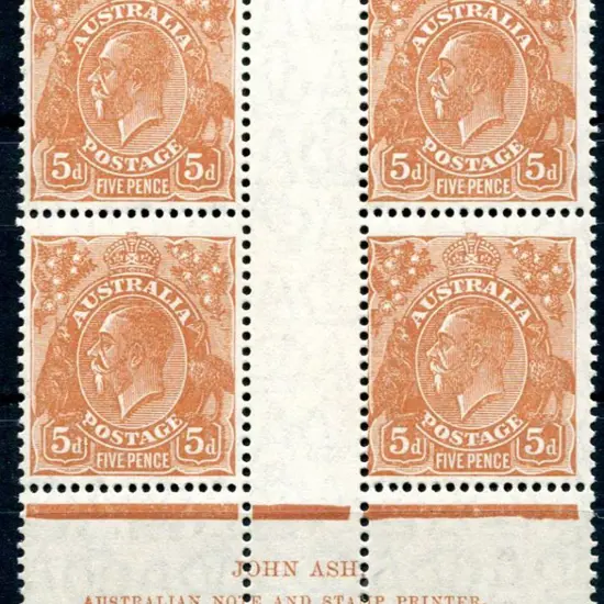 1926-30 Small Multiple Watermark Perf. 13½x12½ 5d ...