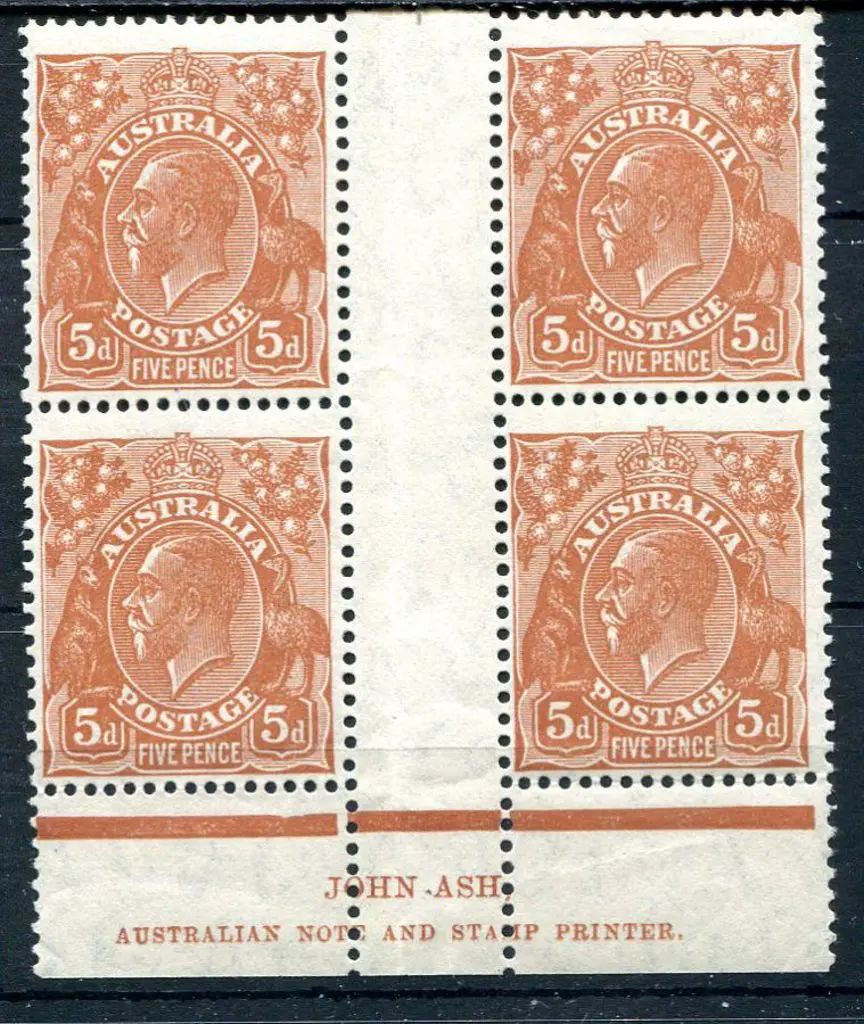 1926-30 SM watermark Perf. 14 1½d rose red Mullett ... Image 1++