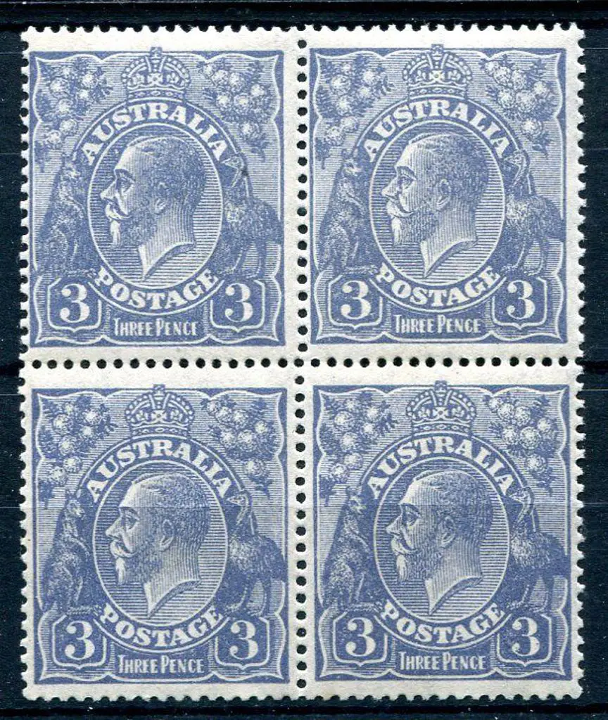1926-30 SM watermark Perf. 14 3d blue positional ... Image 1++