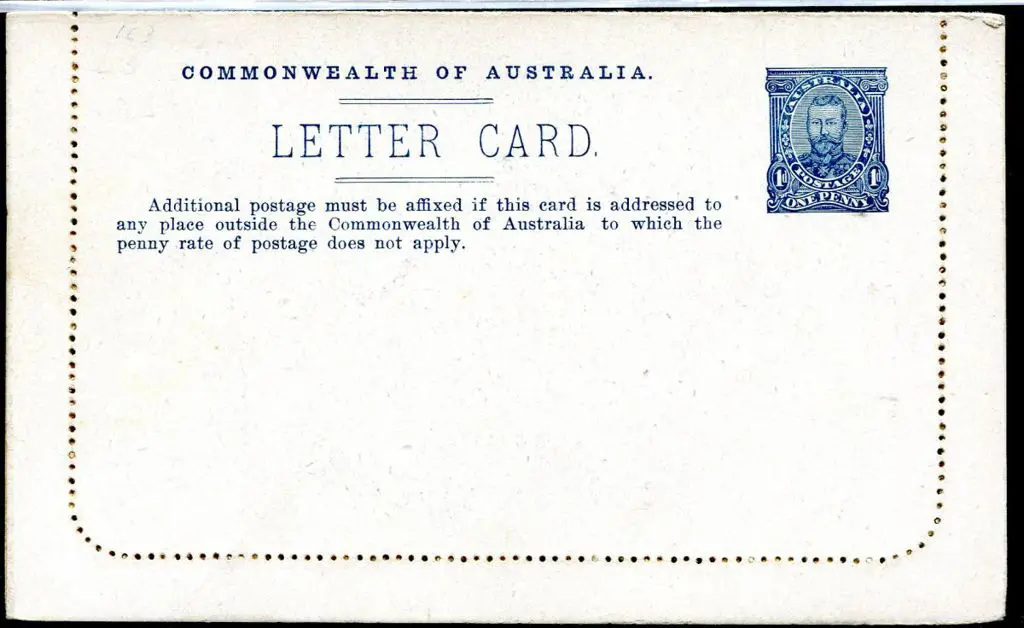1911/12 1d grey-green KGV full-face Lettercard ... Image 1++