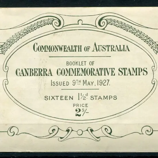 1927 2/- Opening of Parl House, Canberra booklet ...