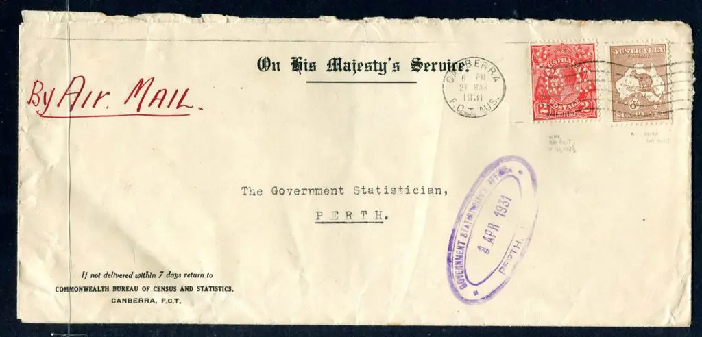 1931 (27th Mar) OHMS "Commonwealth Bureau of ... Image 1++