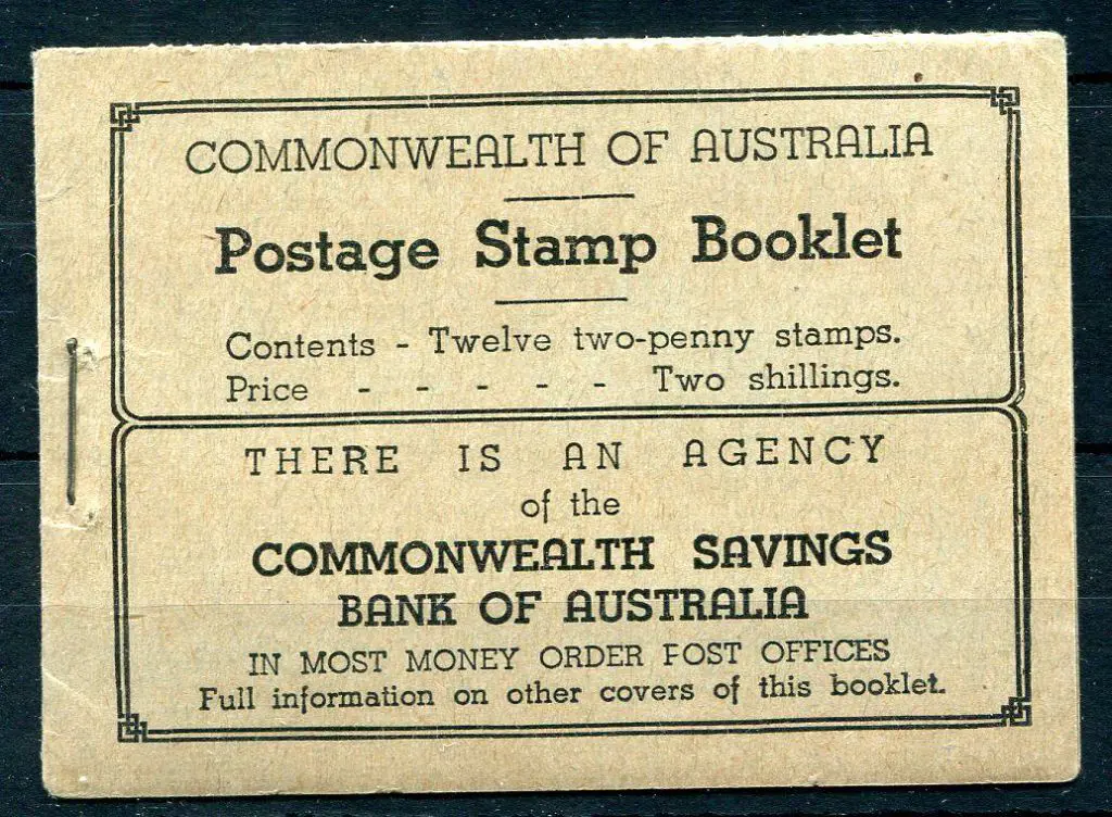 1931 2/- black on green booklet ditto but with ... Image 1++