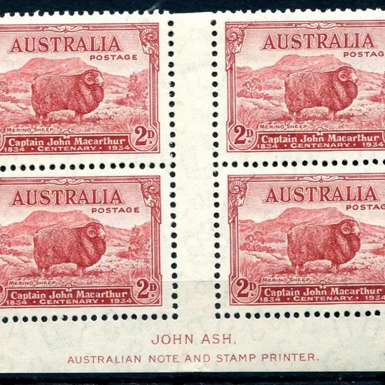 1934 2d Macarthur Dark Hills in John Ash imprint ...