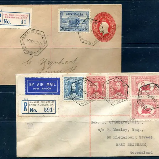 1934 (17th Nov) "6th AUST PHILATELIC EXHIBTN. ...