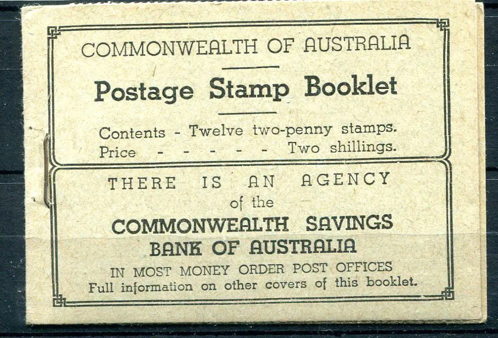 1935/37 2/- KGV booklet with 2d red with inverted ... Image 1++