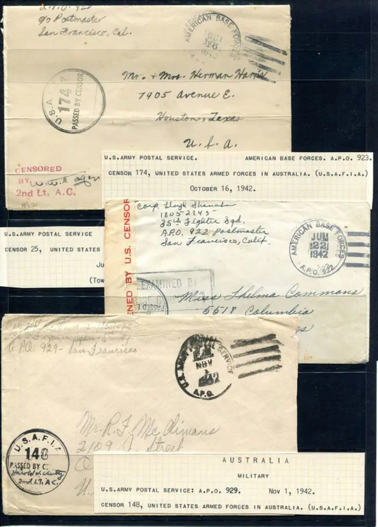 1942 "United States Armed Forces in Australia" ... Image 1++