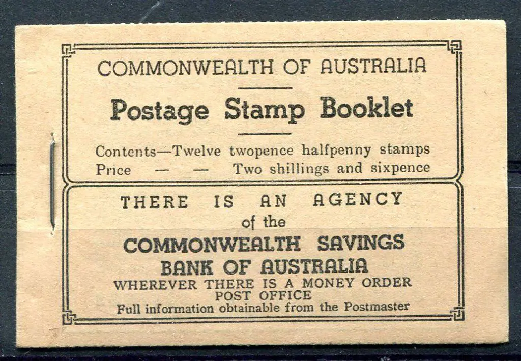 1942 2/6d black on fawn booklet with 12 x 2 ... Image 1++