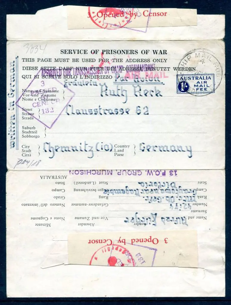 1944 (26th Sept) "Service of Prisoners of War" ... Image 1++