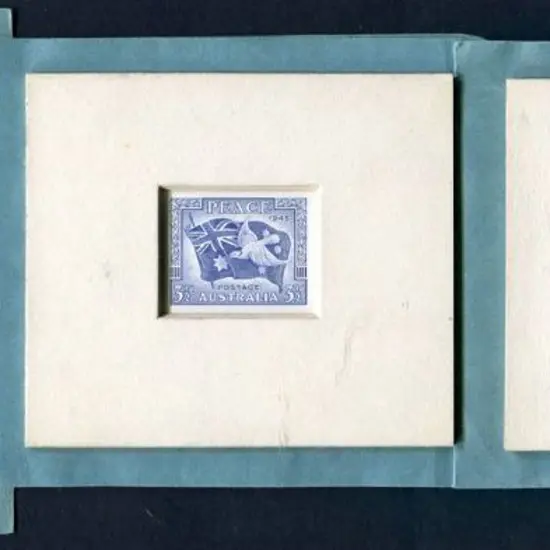 1946 2½d, 3½d & 5½d Peace Die Proofs in issued ...