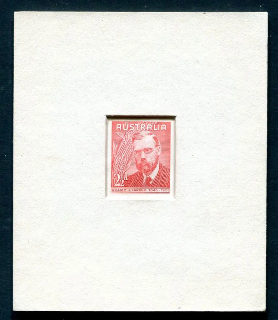 1948 2½d William Farrer Die Proof in issued colour ... Image 1++
