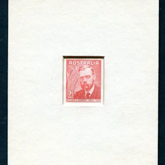 1948 2½d William Farrer Die Proof in issued colour ...