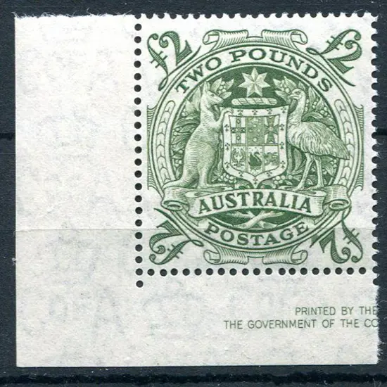 1949/50 £2 Arms with "roller flaw retouch" variety ...